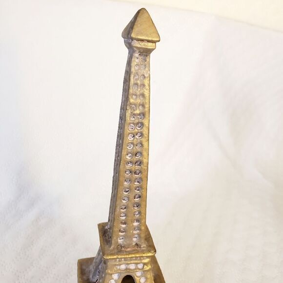 Gold Eiffel Tower Tabletop Accent NWOT - Picture 4 of 8